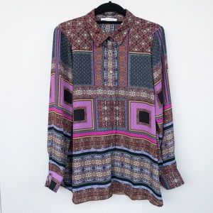 ROSE+OLIVE Colourful Patchwork Blouse